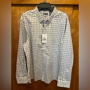 Van Heusen long sleeve plaid dress shirt size: XXL men’s new with tags